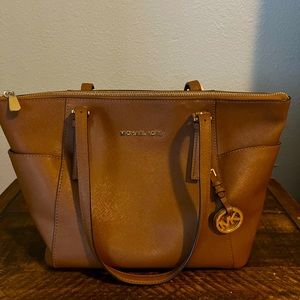 Michael Kors Brown Leather Purse